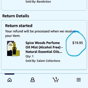 “ Spiced Woods Oil Perfume Oil mist. “
